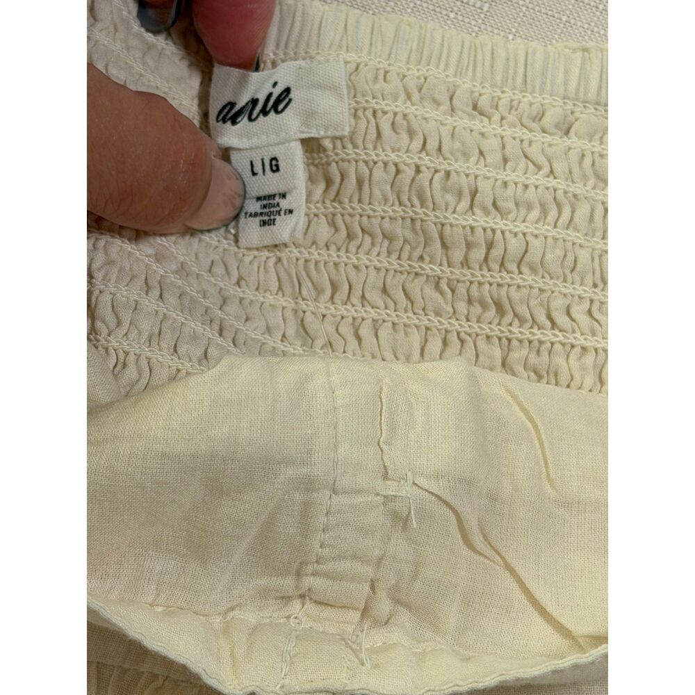 Aerie Boho Button Romantic Cottagecore Dainty Peasant Gipsy Lace Maxi Skirt L - Picture 4 of 7